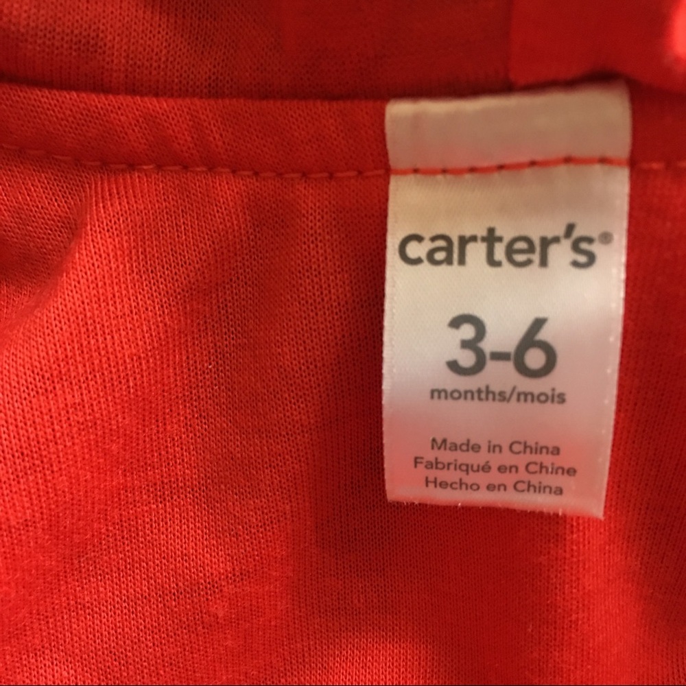 Carters Ladybug (Size 3-6M) Costume Red Black Zips 🎃 - Picture 4 of 8